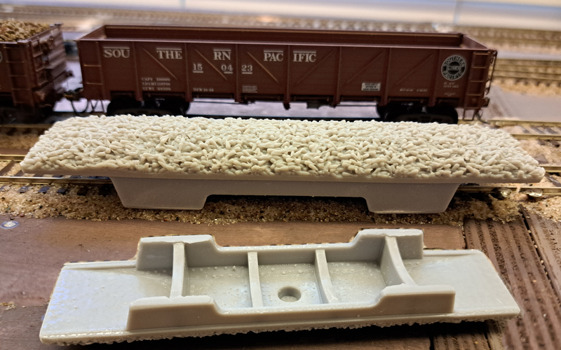 Unpainted loads supports and underside